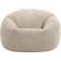ICON Retro Kingston Classic Fluffy Large Beige Bean Bag