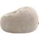 ICON Retro Kingston Classic Fluffy Large Beige Bean Bag