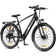 Qekud E-City City Bike 27M204 with 36V 12.5Ah Lithium Battery - Gray Unisex