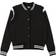 Urban Classics Girl's Inset College Sweat Jacket - Black/White
