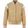 Urban Classics Girl's Inset College Sweat Jacket - Unior Beige/White Sand