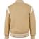 Urban Classics Girl's Inset College Sweat Jacket - Unior Beige/White Sand
