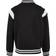 Urban Classics Boy's Inset College Sweat Jacket - Black/White