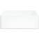 vidaXL Lavabo Blanc 37x37x13 cm Céramique Carré
