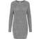 Noisy May Short Knitted Dress - Grey
