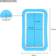 Benross Avenli Inflatable Mattress for Kids - Blue