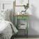 IKEA HEMNES Grey/Green/Light Brown Stained Sengebord 35x46cm