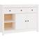 vidaXL 814555 White Skænk 100x74cm