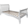 Noa and Nani Astrid Single Bed Sleigh Frame Classic White 37.8x83.5"