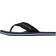 Tommy Hilfiger Logo Canvas Strap Flip-Flops - Black