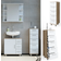 Vicco Cassettiera Da Bagno Ilias 30 x 95 cm