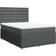 vidaXL 3292094 Dark Gray Continental Bed 140x200cm