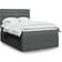 vidaXL 3292094 Dark Gray Continental Bed 140x200cm