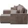 VENASI FURNITURE Hugo Brown Sofa 312cm 4 Seater