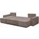 VENASI FURNITURE Hugo Brown Sofa 312cm 4 Seater
