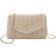 Shein Summer Mini Chic Straw Material Flap Chain Crossbody Bag, Women's Shoulder Messenger Purse For Cellphone, Gifts, Vacation, Shopping, Newest Holiday Bag, Hottest Beach Bags