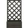 vidaXL Planter Box with Trellis - Grey 25x50x90cm