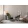 GUBI Gravity XL Low Grey Marble/White Golvlampa 120cm
