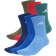 adidas Sportwear Cushioned Crew Socks 6-pack - Dark Blue/Royal Blue/Olive Strata/Pure Ruby