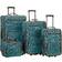 Rockland Jungle Set of 4 - Blue Leopard