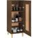 vidaXL 817434 Brown Oak Sideboard 34.5x90cm