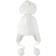 Emile et Rose Baby Griffin Bobble Hat with Ear Flaps - White