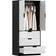 Homcom 2 Door White With 3 Drawer Hanging Rod Wardrobe