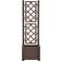 vidaXL Garden Planter with Trellis - Mocha 43x43x142cm