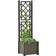 vidaXL Garden Planter with Trellis - Anthracite 43x43x142cm