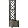 vidaXL Garden Planter with Trellis - Anthracite 43x43x142cm