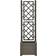 vidaXL Garden Planter with Trellis - Anthracite 43x43x142cm