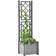 vidaXL Garden Planter with Trellis - Grey 43x43x142cm