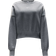 Nike Sportswear Phoenix Fleece Over Oversized Crew Neck Sweatshirt Women's - Dark Grey Heather/Sail