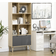 Homcom Modern Freestanding Natural Book Shelf 180cm