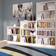 Furniture To Go 4 You Medium White Book Shelf 11.5cm