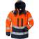 Fristads High Vis Airtech Class 3 4515 GTT Shell Jacket - High Vis Orange/Navy