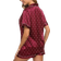 Swomog Silk Sleepwear Two Piece Pyjama Set - Red Dots