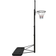 vidaXL Basketballständer Transparent 256-361 cm Polycarbonat