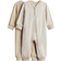 H&M Baby 2-Pak Mønstret Natdragt Bomuld - Lys Beige/Hvidstribet