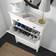 IKEA HEMNES 2 Compartments White Skostativ 89x127cm