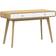 Loft24 Cassie Oak/White Writing Desk 50x120cm