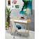 Loft24 Cassie Oak/White Writing Desk 50x120cm