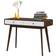 DHP Furniture Cassie Walnut/White Writing Desk 50x120cm