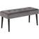 AC Design Furniture Gloria Dark Grey/Black Siddebænk 95x45cm