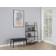 AC Design Furniture Gloria Dark Grey/Black Siddebænk 95x45cm