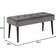 AC Design Furniture Gloria Dark Grey/Black Siddebænk 95x45cm