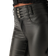 Happy Holly Mid Waist Buttoned Coated Jeans - Black