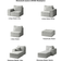 Fun-Möbel SANDE U-Shape Modular Anthracite Sofa 372cm 4pcs 4 Seater