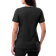 Adar Womens Pro Elevated V-Neck Scrub Top - Black