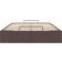 vidaXL Ottoman Dark Brown 120x193cm